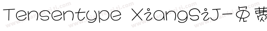 Tensentype XiangSiJ字体转换